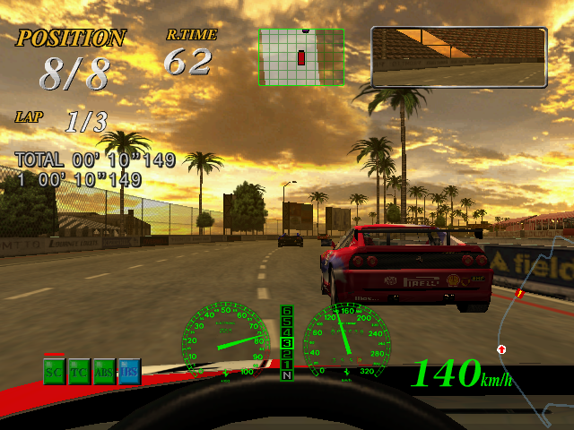F355 Challenge screenshot 5 for Sega Dreamcast